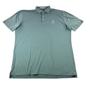 Holderness & Bourne The Holland Shirt XL Heathered Sage Tailored Golf Polo